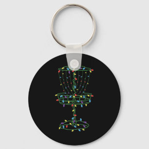 Disc Golf Basket Cool Disc Golf Frisbee Golfer Xma Key Ring