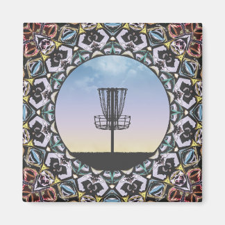 Disc Golf Basket Magnet