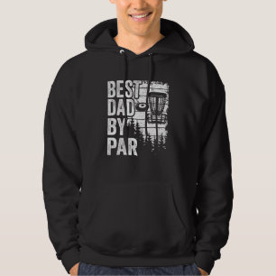 Disc Golf Basket Retro Daddy Vintage Best Dad By P Hoodie
