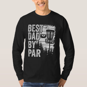 Disc Golf Basket Retro Daddy Vintage Best Dad By P T-Shirt