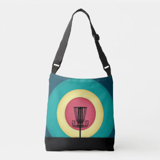 Disc Golf Basket Silhouette Crossbody Bag