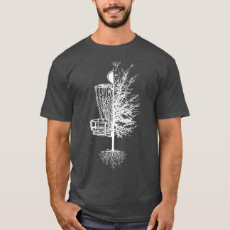 Disc Golf Basket Tree Frisbee Golf Premium T-Shirt