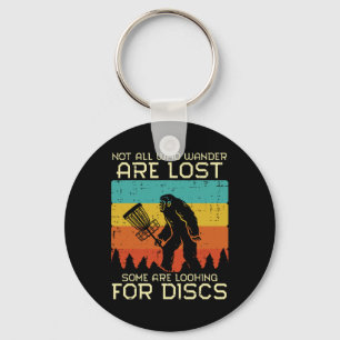Disc Golf Bigfoot Sasquatch Frisbee Frolf Men Wome Key Ring
