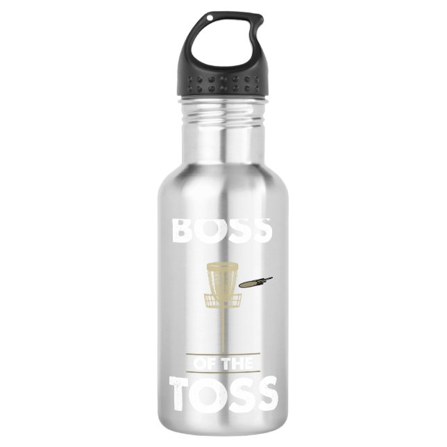 Disc Golf - Boss of the Toss 710 Ml Water Bottle (Front)