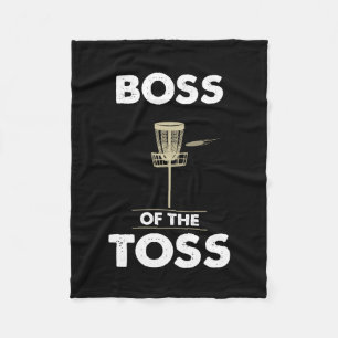 Disc Golf - Boss of the Toss Fleece Blanket
