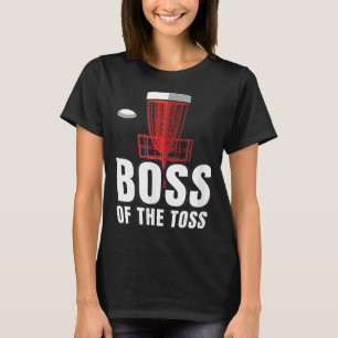 Disc Golf Boss Toss Funny Frisbee Vintage Gift T-Shirt
