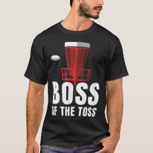 Disc Golf Boss Toss Funny Frisbee Vintage Gift T-Shirt