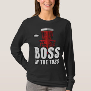 Disc Golf Boss Toss Funny Frisbee Vintage Gift T-Shirt