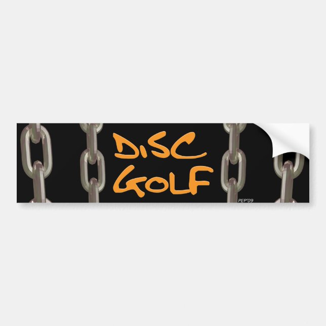 Disc Golf Bumper Sticker (Front)