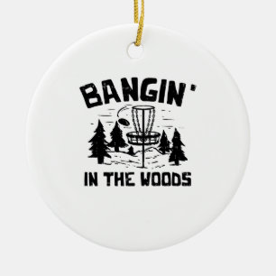 Disc Golf Ceramic Ornament
