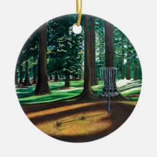 DISC GOLF CERAMIC TREE DECORATION