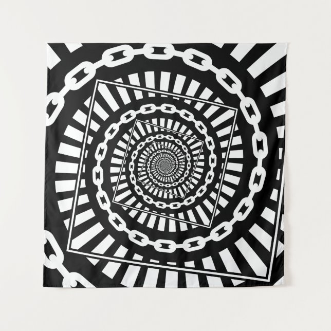 Disc Golf Chains Tapestry (Front)