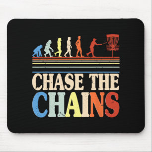 Disc Golf Chase The Chains  Mouse Pad
