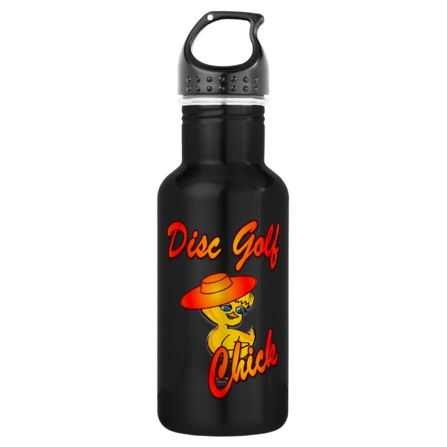Disc Golf Chick #5 532 Ml Water Bottle (Front)