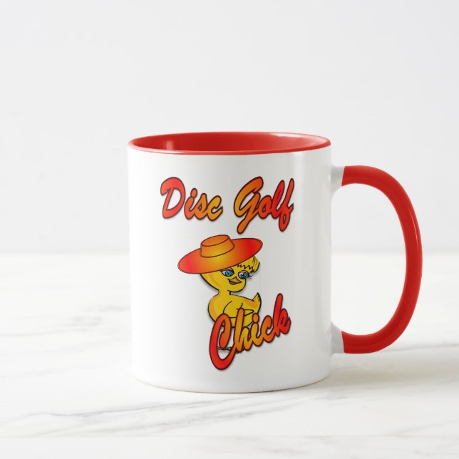 Disc Golf Chick #5 Mug (Right)