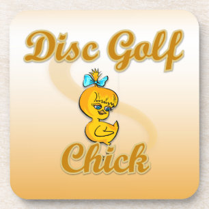 Disc Golf Chick  Coaster