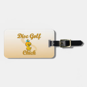 Disc Golf Chick Luggage Tag