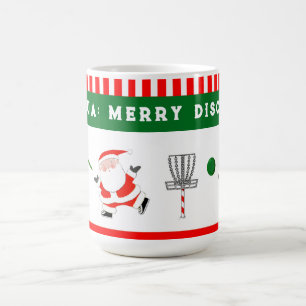 Disc Golf Christmas Holiday Coffee Mug