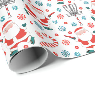 Disc Golf Christmas  Wrapping Paper