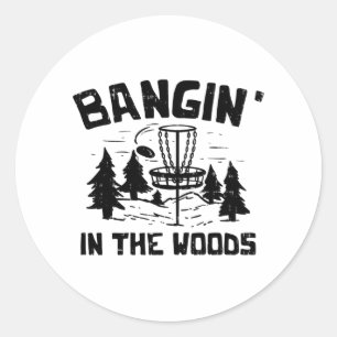 Disc Golf Classic Round Sticker