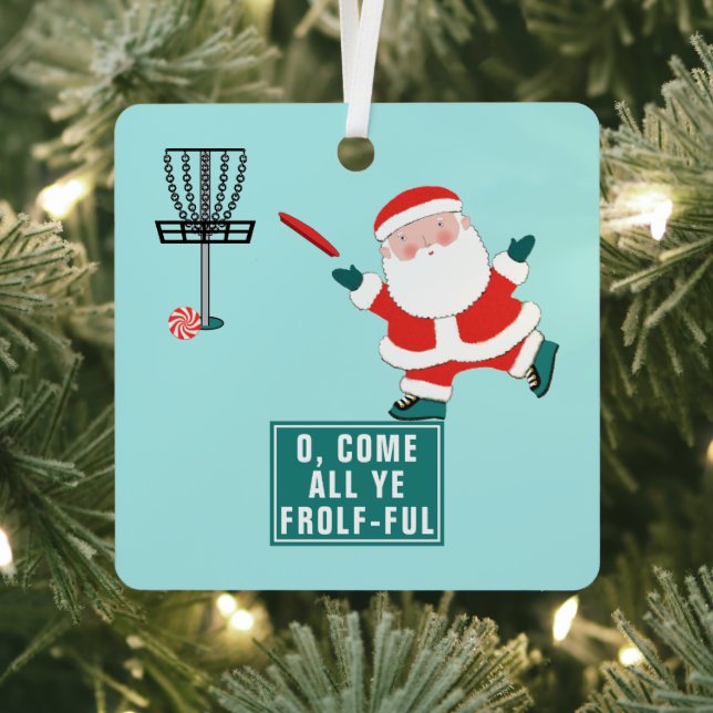 disc golf collectable ceramic ornament (Insitu)