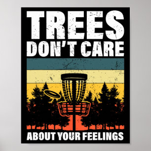 Disc Golf Design Art For Men Women Kids Disc Golf Poster