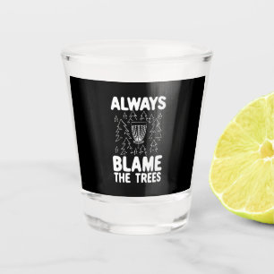 Disc Golf Disc Basket Gift Shot Glass
