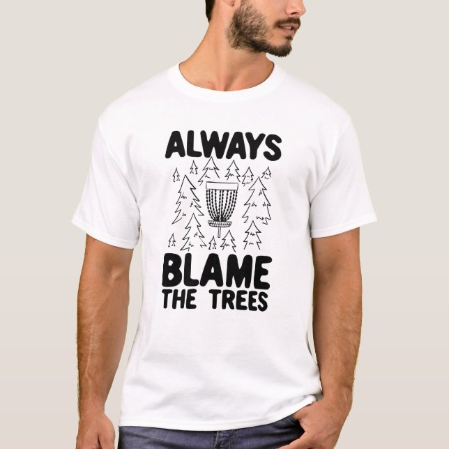 Disc Golf Disc Basket Gift T-Shirt (Front)