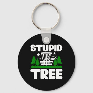 Disc Golf, Disc Golf Gifts For Men, Stupid Tree Di Key Ring
