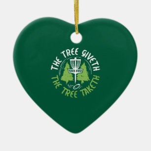 Disc Golf Disc Golf Player Gift Ceramic Ornament