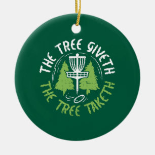 Disc Golf Disc Golf Player Gift Ceramic Ornament