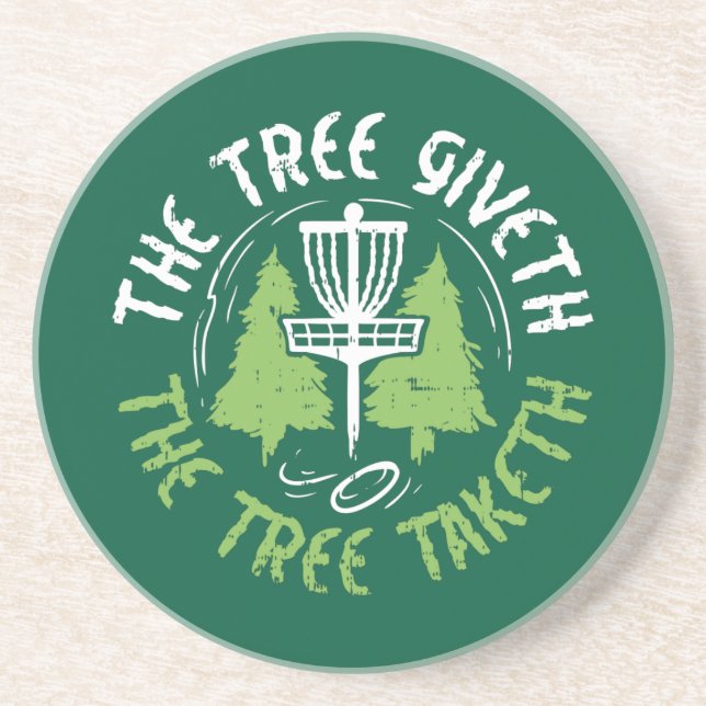 Disc Golf Disc Golf Player Gift Coaster (Front)