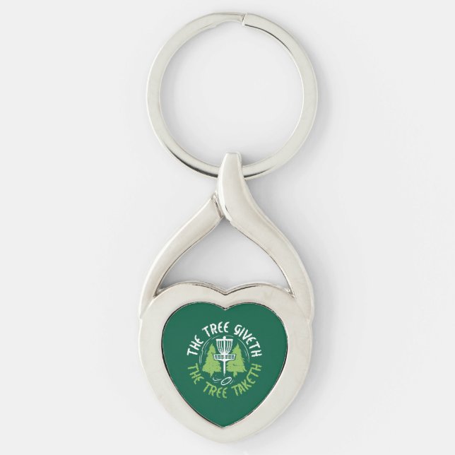 Disc Golf Disc Golf Player Gift Key Ring (Front)