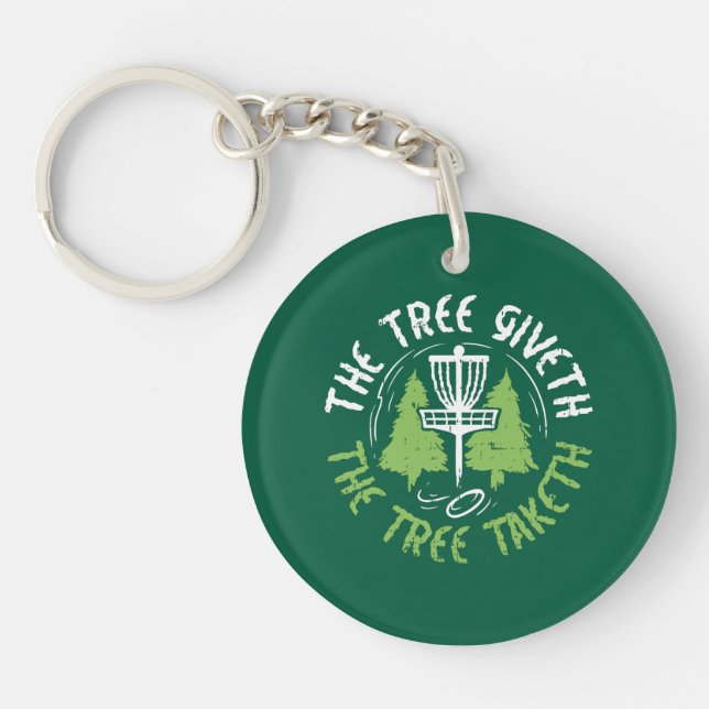 Disc Golf Disc Golf Player Gift Key Ring (Front)