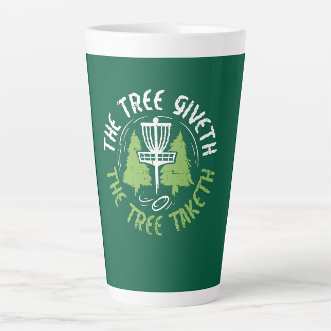 Disc Golf Disc Golf Player Gift Latte Mug (Front)