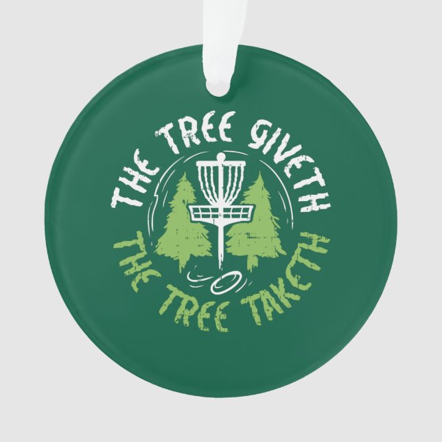 Disc Golf Disc Golf Player Gift Ornament (Front)