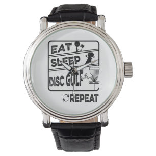 Disc Golf Eat Sleep Repeat Watch