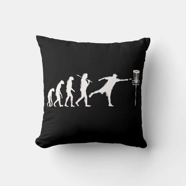 Disc Golf Evolution Disc Golf Gifts Cushion (Front)