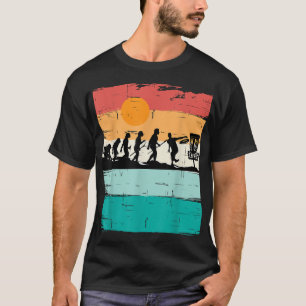 Disc Golf Evolution Disc Golf Player Flying Disc G T-Shirt