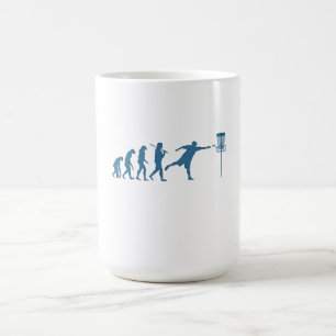 Disc Golf Evolution - Fun Gift for Disc Golfer Coffee Mug