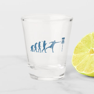 Disc Golf Evolution - Fun Gift for Disc Golfer Shot Glass