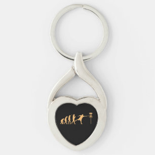 Disc Golf Evolution Key Ring