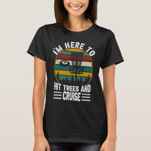 Disc Golf For Men Women Disc Golf Player Trees Spo T-Shirt