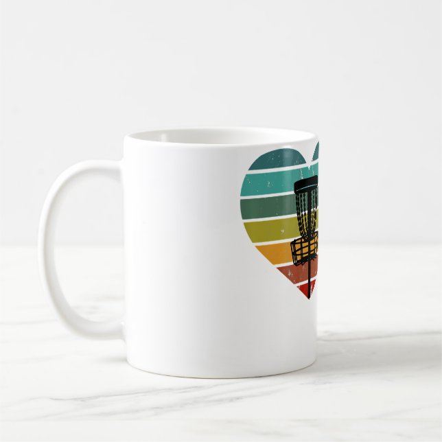 Disc Golf Frisbee Basket Target Basket Catch Baske Coffee Mug (Left)