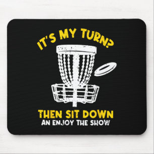 Disc Golf Frisbee Golf Funny Disc Golf Player Men Mouse Pad