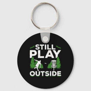 Disc Golf Frisbee Golf Still Play Outside Key Ring