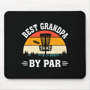 Disc Golf Frisbee Golfer Disc Golfing Best Grandpa Mouse Pad
