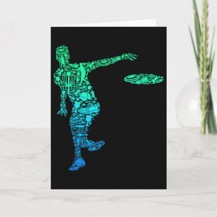 Disc Golf Frisbee Men Kids Boys Card