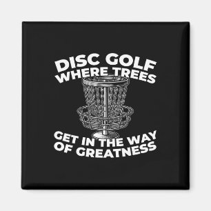 Disc Golf Frisbee Outdoor Sport - Tree _1  Magnet