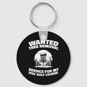 Disc Golf Frisbee Outdoor Sport - Tree _2 Key Ring